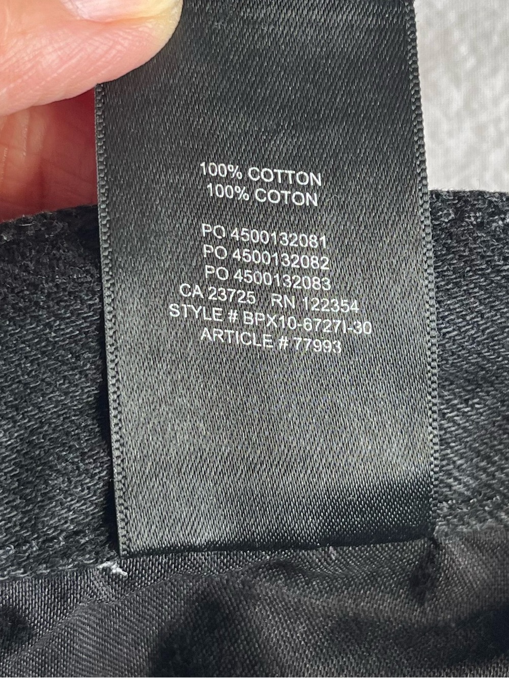 Aritzia Denim Forum The Joni High Rise Loose Black Distressed Jeans Size 24 - Picture 11 of 16
